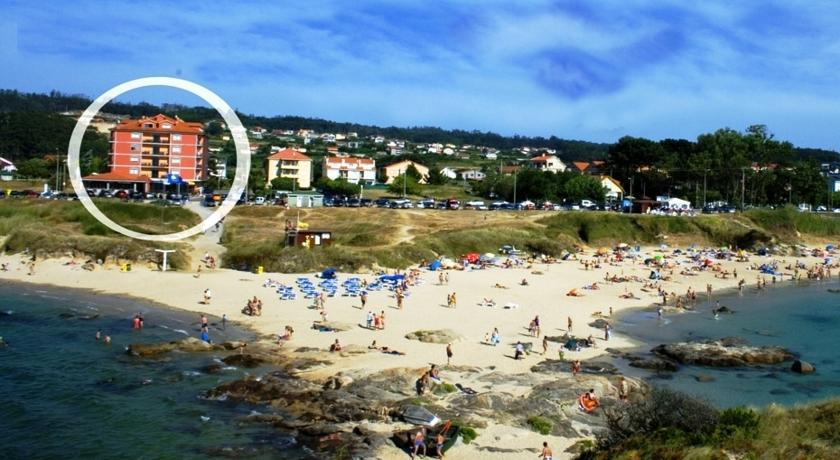 Hotel Delfin Azul Playa de la Lanzada Exterior foto