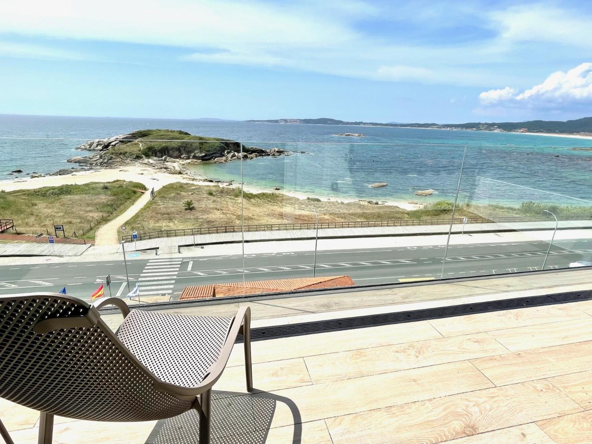 Hotel Delfin Azul Playa de la Lanzada Exterior foto